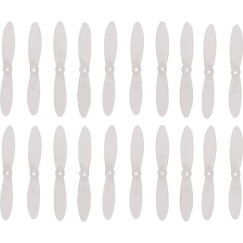 10 Pairs RC Part Transparent Propellers for Cheerson CX-10 CX-10A CX-10C CX-11 CX-12 Mini Quadcopter