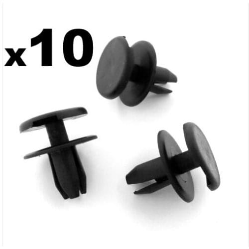 10x For Vauxhall Astra, Signum, For Vectra Front Bumper Clips / Plastic Rivets