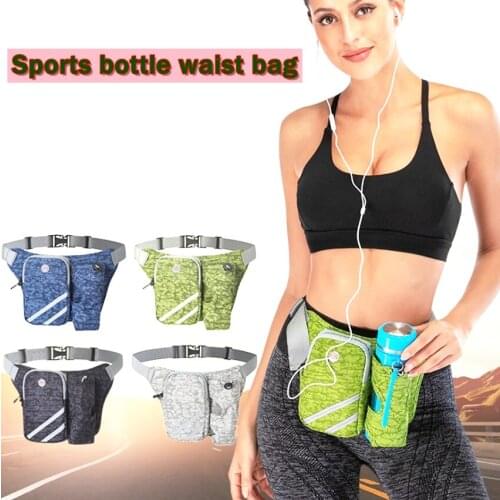 4 Colors Women Men BeltJogging Cycling Waist Pack Pouch Sports Bag 1000ML Water Bottles Sports Runner Bag Water Bottle Holder