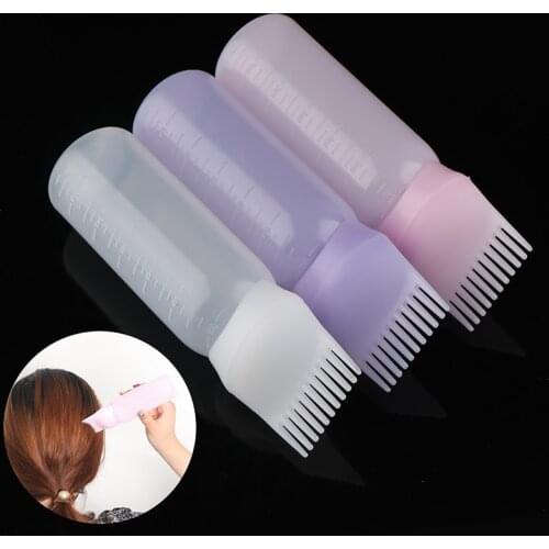 Hair Dye Applicator Brush Bottles Dyeing Shampoo Bottle Oil Comb Hair Dye Bottle Applicator Tools Styling Tool Hair Coloring