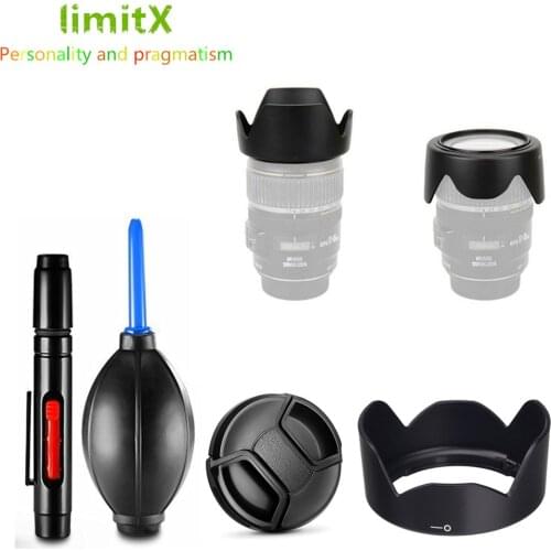 EW53 Lens Hood / Cap / cleaning pen / Air Blower for Canon EOS M5 M6 M10 M50 M100 M200 with EF-M 15-45mm f/3.5-6.3 IS STM Lens
