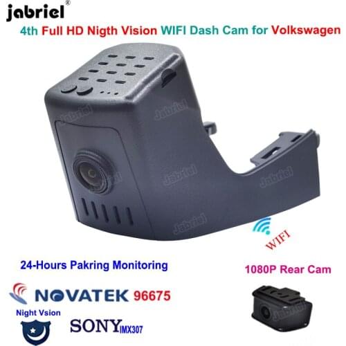 Full HD Wifi Night Vision 24H Car Dvr Dash Cam Camera For Volkswagen Touareg Passat T Roc For VW Touareg Passat T Roc 2018-2021