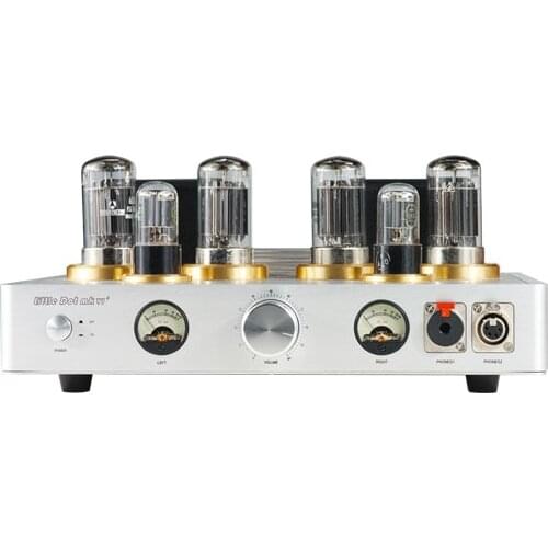 LittleDotMK6+ Fully Balanced Vacuum Tube Headphone Amplifier HIFI Tube Amplifier 5W + 5W (120 + 120ohm) 6H9C 6080 tube