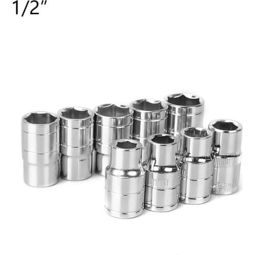 1/2 inch 8-24mm Hex Socket Head Sleeve for Ratchet Wrench Auto Repair Hand Tool
