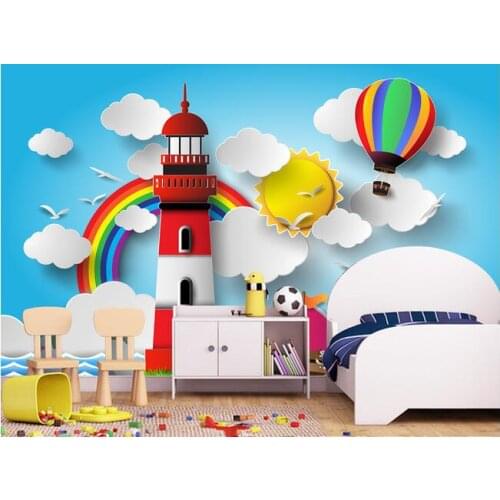 3d wallpaper custom mural non-woven 3d room wallpaper Cartoon 3 d children room background wall photo wallpaper for walls 3d