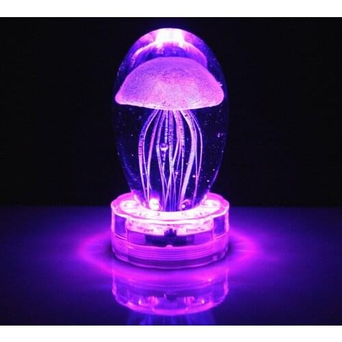 Nordic Decoration Home Glaze Jellyfish Figurine Miniature Luminous Glaze Decoration Home Desk Decoration Creative Gifts