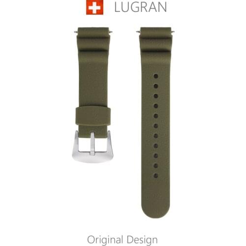 Original Lugran watch bands watch strap for PROSPEX SNE537 seiko 5 SKX007 SRPA21J1diving watch soft