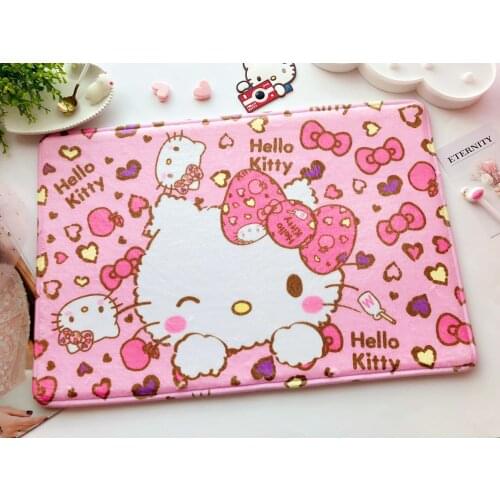 Sanrio Hello Kitty Cute Living Room Floor Mat Melody Door Mat Non-slip Mat