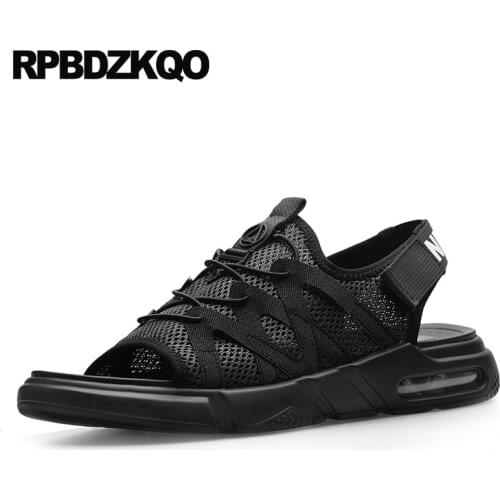 Sport Shoes Beach Sneakers Outdoor Famous Brand Roman Waterproof Black Strap Water Mesh Platform Men Gladiator Sandals Summer