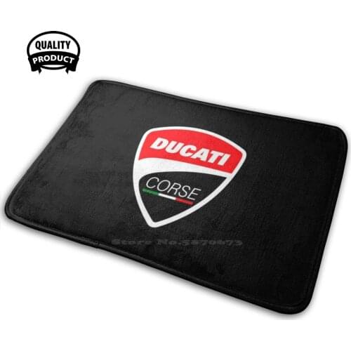 Comfortable Door Mat Rug Carpet Cushion Fan Motorsport Motorcycle Race Racing Dacati Racing Monster Corse Panigale Scrambler