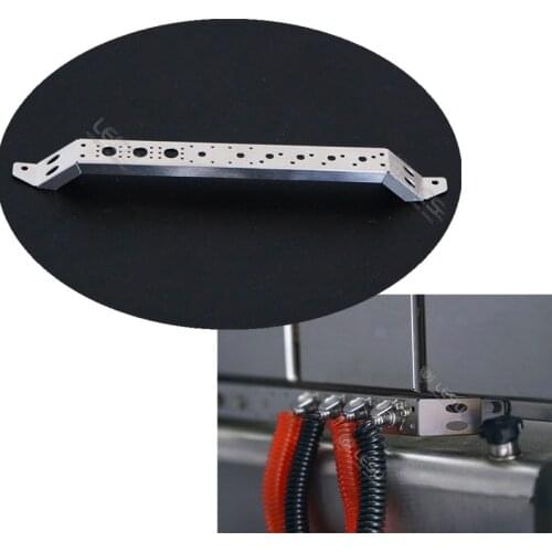 1:14 RC Truck Car Model Stainless Steel Gas Line Mounting Brackets For Tamiya Tractor Upgrade Parts Modification Accessories