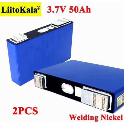 2pcs 3.7V 50Ah battery Ternary lithium 50000mAh for 3s 12V 24V 10s 36V 13s 48V Electric bicycle batteries modification Nickel