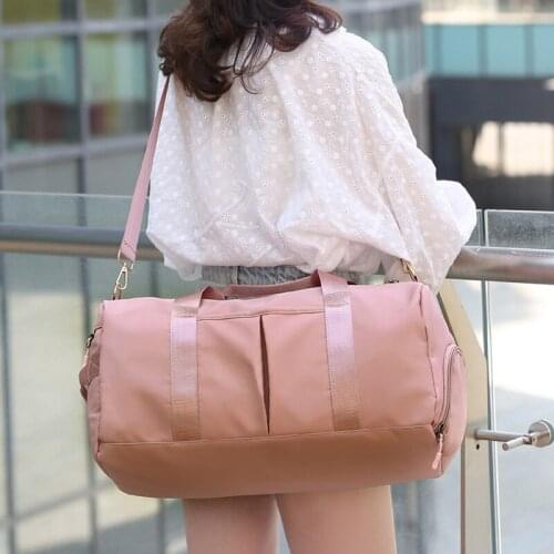 2021 Casual Travel Bag Hand Luggage Dry Wet Separate Sports Fitness Shoulder Bag Lightweight Weekend Big Crossbody Bag XA603F