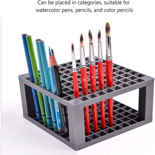 49/96 Holds Disassembly Penholder Paint Brush Pen Holder Rack Display Insert Pen for Placed Variety of Pens Art Supplies DU55