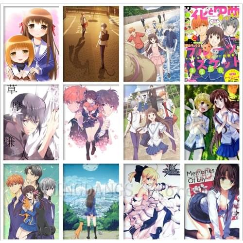 5D DIY Diamond Painting Cartoon Anime Fruits Basket Honda Tohru Sohma Kyo Diamond Mosaic Embroidery Cross Stitch Home Decor Gift