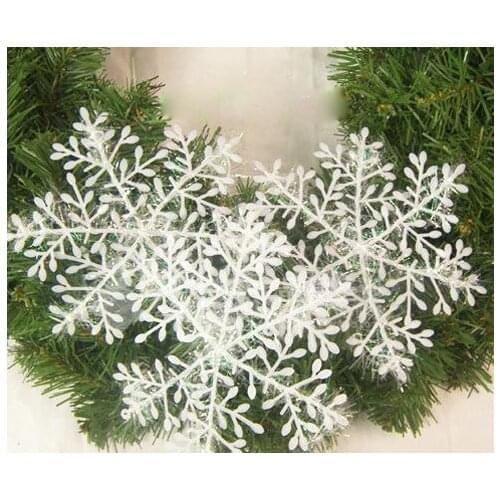 6 pcs 11cm snow flakes for christmas