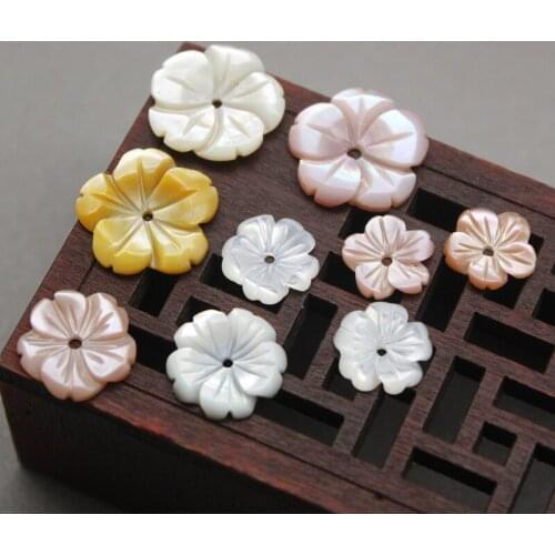 Natural Shells Barbed Five-Piece Cherry Blossom Jewelry and Jewelry Making DIY Necklaces Bracelets Earrings Jewelry Accessories