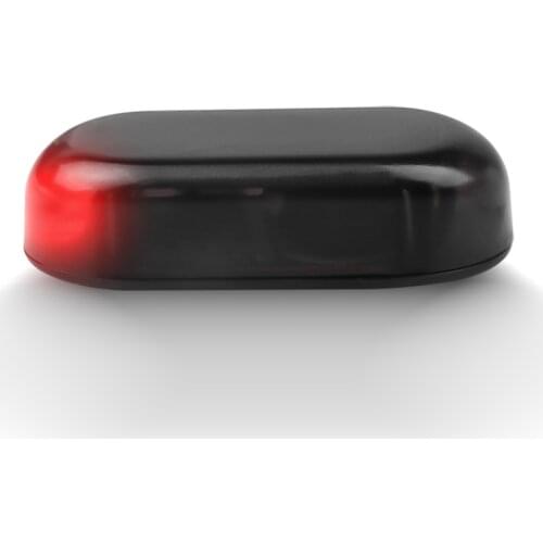 Car Solar LED Warning Light Flash Strobe Alarm Light Anti-theft Blink Simulation Lamp 5V With USB charging port For All Car