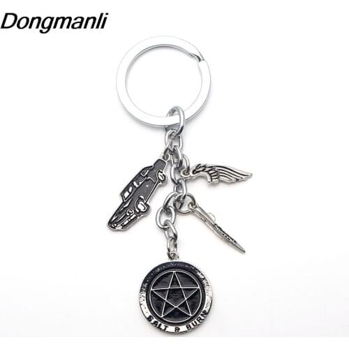 P3034 Dongmanli 1pcs Supernatural V Show jewelry Key Ring Car KeyChain For fans for gifts