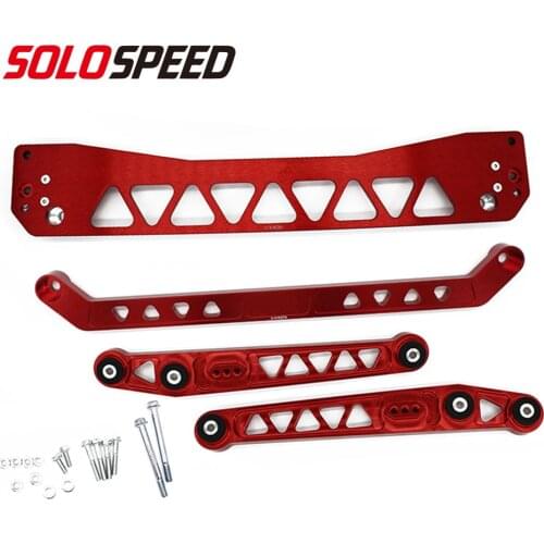 BW Rear Subframe Brace+Lower Tie Bar+Lower Control Arm LCA Fit For 1996-2000 Honda Civic EK