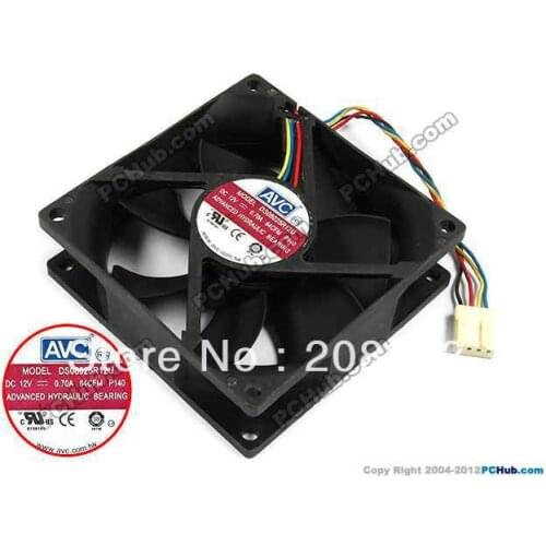 For AVC 8025 8cm DS08025R12U fan 4-pin 4-wire hydraulic the PWM CPU chassis cooling fan