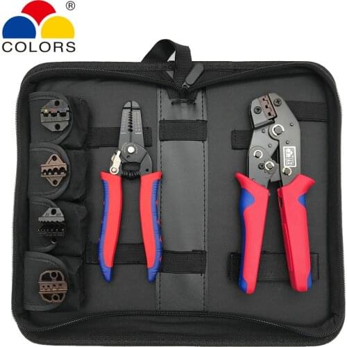 Crimping tool sn-48b 4 jaws toolkit wire stripper crimper DuPont2.54/XH2.54/2.8/VH3.96/4.8/5557/6.3 plug spring terminals pliers