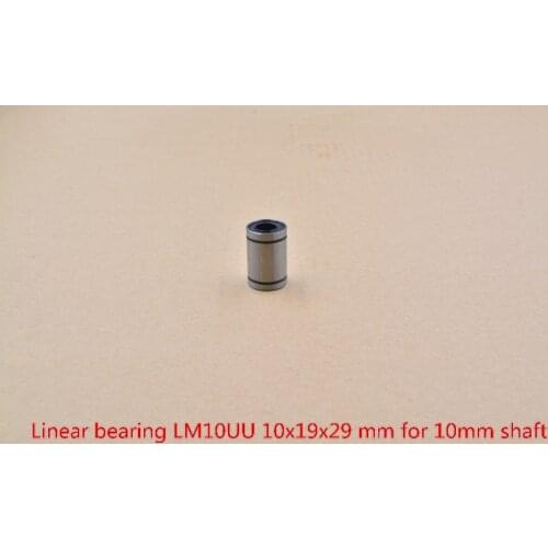 LM10UU 10mmx19mmx29mm LM10UUAJ 10mm linear ball bearing bush bushing for 10mm rod round shaft 1pcs