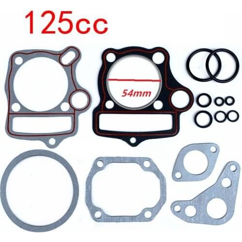LONCIN zongshen lifan gasket Fit 110cc 125cc horizontal engine dirt pit monkey bike atv quad 52.4mm 54mm piston free shipping