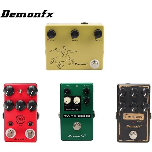Demonfx Guitar Effect Pedal K-C AT-DS Freedman BE-ODX TAP ECHO King Of Tone Overdrive Distortion Compressor Pedal