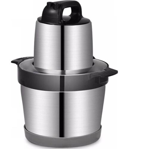 220V electric meat grinder 6L stainless steel multifunctional meat mincer machine kitchen processing machine commercial 1000W