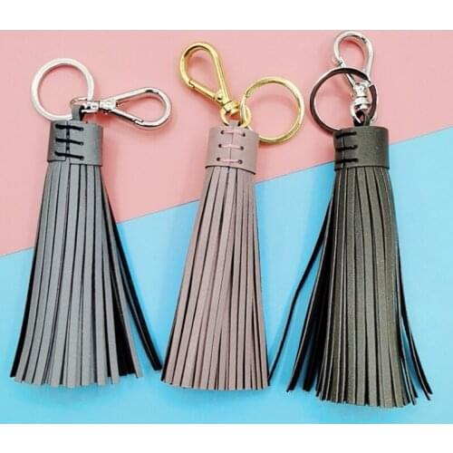 Fashion tassel keychain car key ring keychain bag hanging tassels keychain