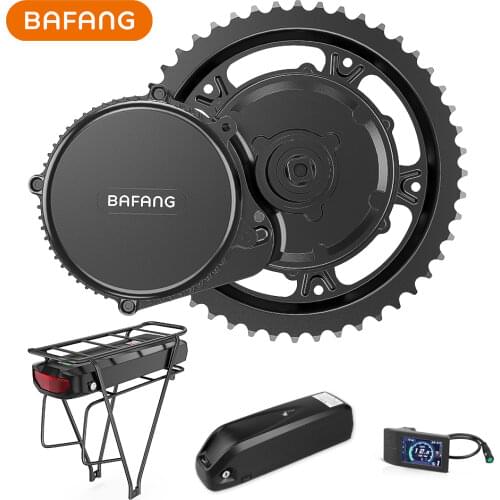 48V 500W Bafang BBS02B Mid Drive Motor Bike Electric Bicycle Conversion Kit with 10Ah 12Ah 13Ah 14Ah 17.5Ah eBike Battery Pack