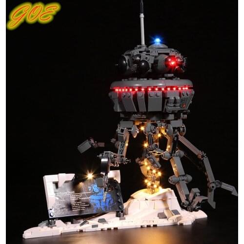 Led Lighting Set for Lego 75306 Compatible With Star Imperial Probe Droid Collectible Building Blocks Wars(Only Led Light)