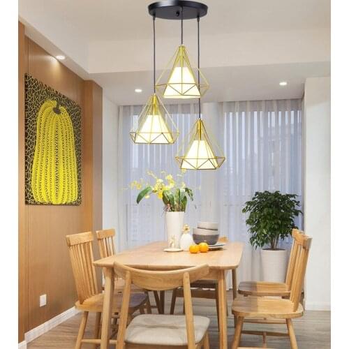 Nordic Bar Lighting Chandelier Restaurant Lighting Table Hanging Light E27 Chandelier