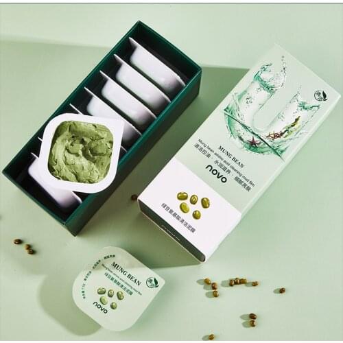 Cleansing mask Mung Bean Clean Mud Mask Remove Blackheads Mask Face Cream Mung Bean Amino Acid Mask TSLM1