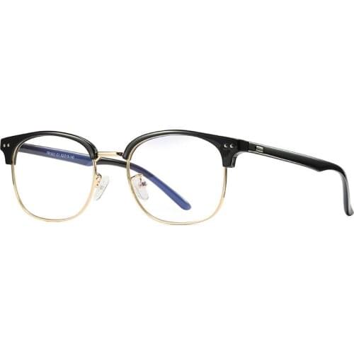 Clear Lens Glasses Women Reading Computer Transparent Eyeglasses Men Vintage Glasses Optical Frames Oculos 1821WD