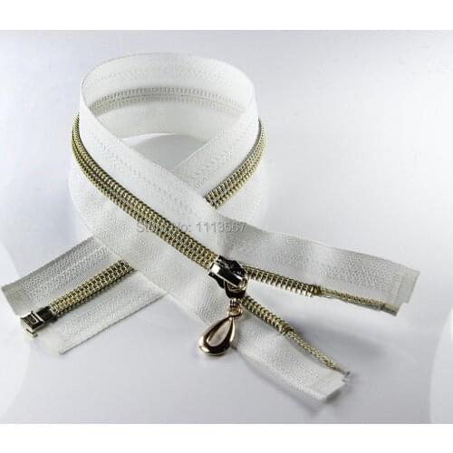 50piece Nylon Open-End Metal Zipper Slide Zippers Jeans for Sewing 40cm z27