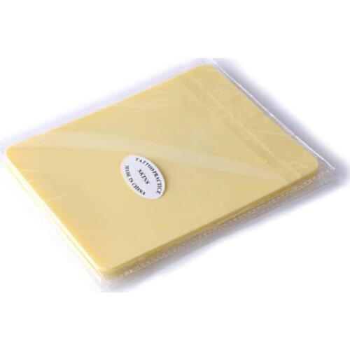 New Pro 10pcs 8x6" Double-sided Medium Size Blank Tattoo Practice Skin Supply