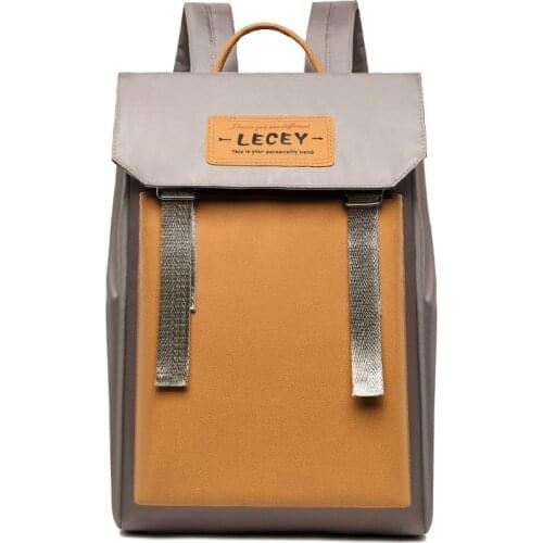 New Korean version of large capacity Oxford cloth computer backpack simple high school students' schoolbag waterproof travel cou