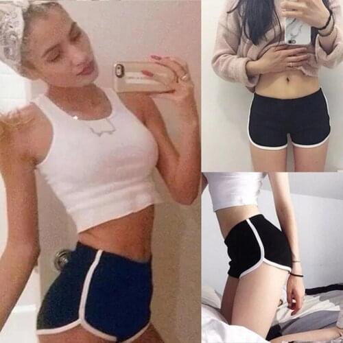 Multi-colors Patchwork Shorts Fitness Casual Straight Wild Shorts Women Sexy Beach Summer Loose Shorts New