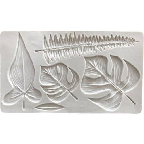 Turtle Leaf Silicone Molds DIY Party Fondant Cake Decorating Tools Cupcake Chocolate Candy Moulds Wedding Party Cake Decoration