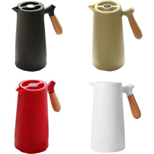 1L Large Capacity Nordic Household Thermal Insulation Pot Glass Liner Hot Water Thermos
