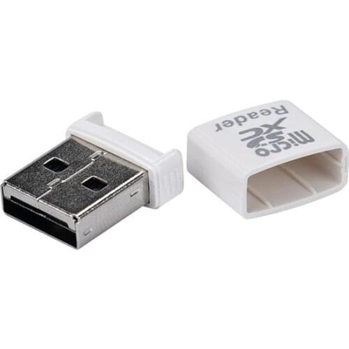 USB 2.0 Mini Card Reader White MINI Super Speed USB 2.0 Micro SD/SDXC TF Card Reader Adapter laptop accessories картридер