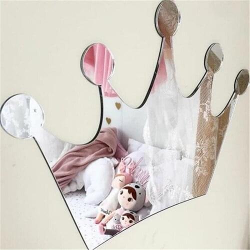 Hot Scandinavia Style Various Nursery Decorative Mirror Venetian Bathroom Round Plexiglass Wall Mirror With Frame Hanging Decor