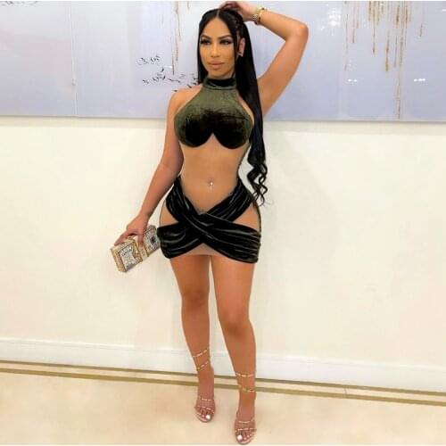 Plus size Summer Sexy Bodycon Dress Sleeveless Nightclub Korean Velvet Stitching Mesh Dresses for Women Y2k Clothes Wholesale