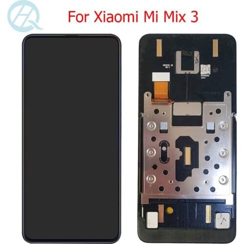 Original AMOLED Screen For Xiaomi Mix 3 LCD With Frame Display 6.39" Xiaomi Mix 3 Touch Screen Digitizer Glass Assembly