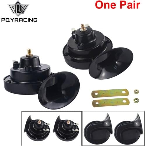 1 Pair 12v 110dB 510Hz Auto Truck Dual Snail Horn High low Car Motor Vehicle For Ford Focus 98-12 PQY-LB01