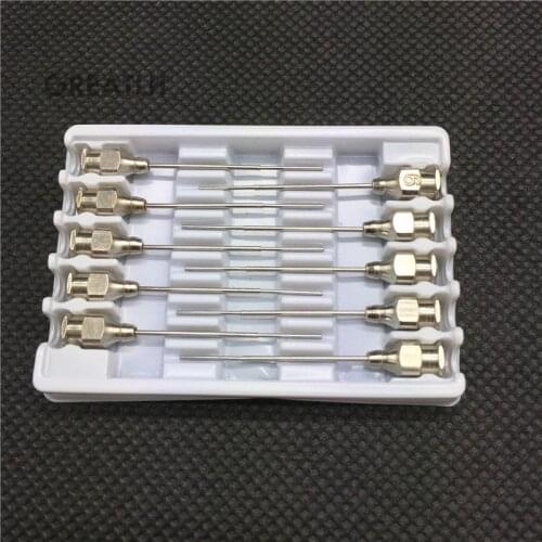 10pcs High quality Lacrimal Cannula with reinforced shaft ophthalmic eye instruments