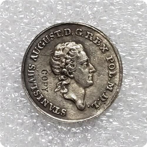 1771 Polish Lithuanian Commonwealth Dwuzlotowka koronna-Stanislaw August Poniatowski (Warszawa mint) Copy Coin