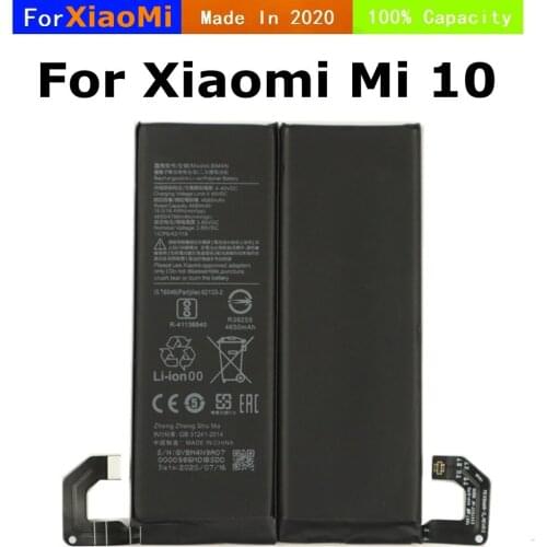 2020 Years BM4N Battery For Xiaomi 10 5G Mi10 5G Phone Battery 4780mAh High Capacity Replacement Batteries